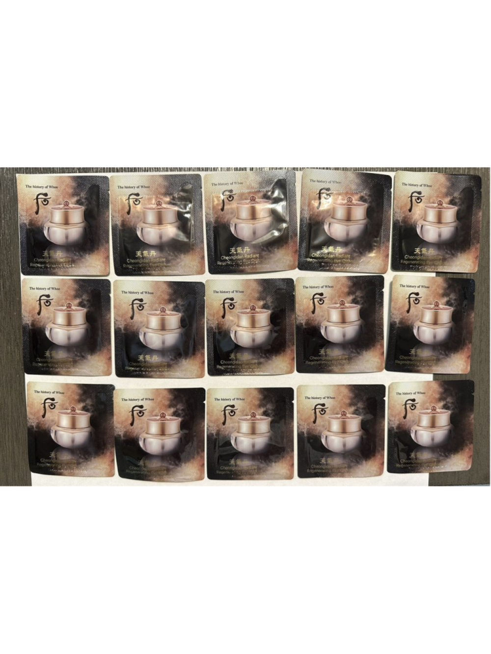 The History Of Whoo Cheongidan Radiant Regenerating Eye Cream 1ml X 50pcs